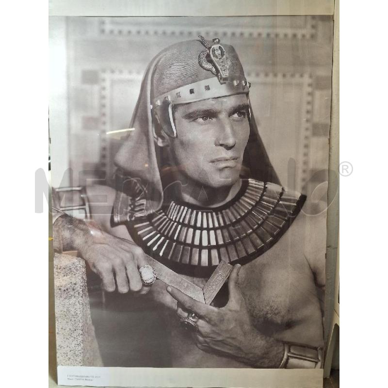 POSTER CHARLTON HESTON I 10 COMANDAMENTI 1956  | Mercatino dell'Usato Roma re di roma 1