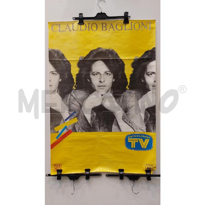 POSTER VINTAGE CLAUDIO BAGLIONI STRADA FACENDO 1981 TV SORRISI E CANZONI | Mercatino dell'Usato Roma re di roma 1
