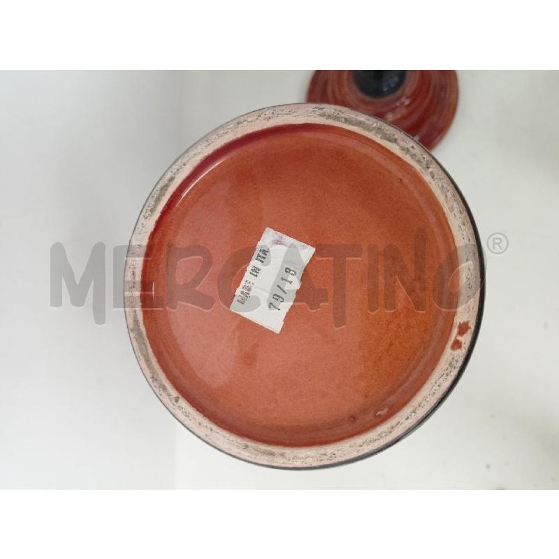 POTICHE VASO CILINDRICO WEAVE EFF VIMINI MARRONE B NERO  | Mercatino dell'Usato Roma re di roma 4