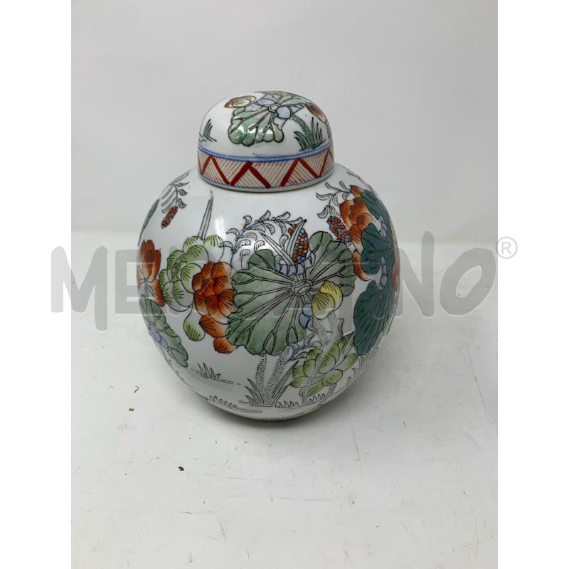 POTICHE VASO PORCELLANA FLORA E FAUNA  | Mercatino dell'Usato Roma re di roma 3