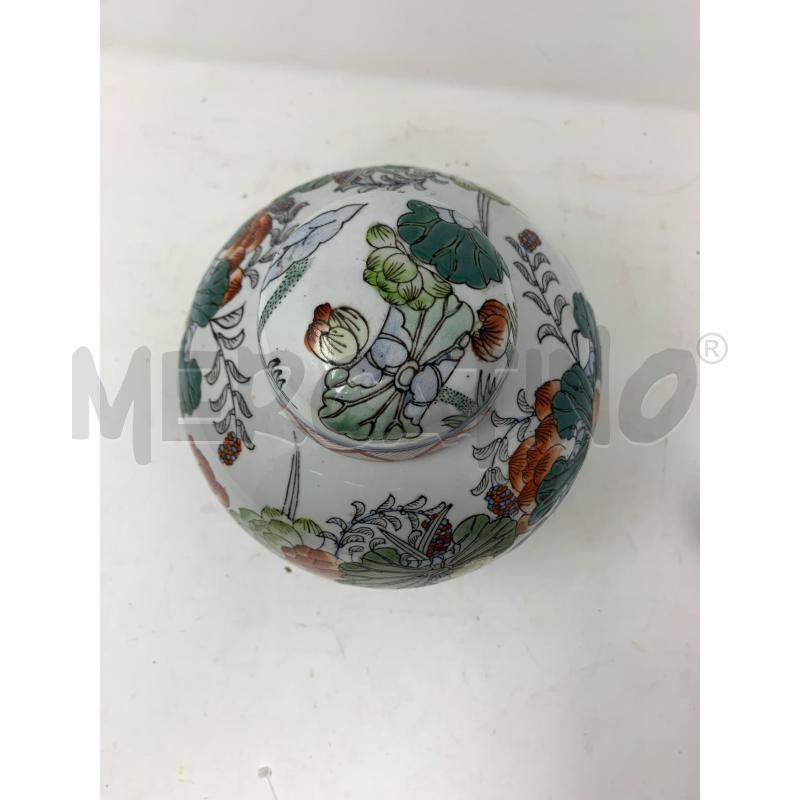 POTICHE VASO PORCELLANA FLORA E FAUNA  | Mercatino dell'Usato Roma re di roma 4
