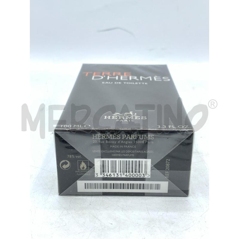 PROFUMO HERMES TERRE D'HERMESS 100ML | Mercatino dell'Usato Roma re di roma 4