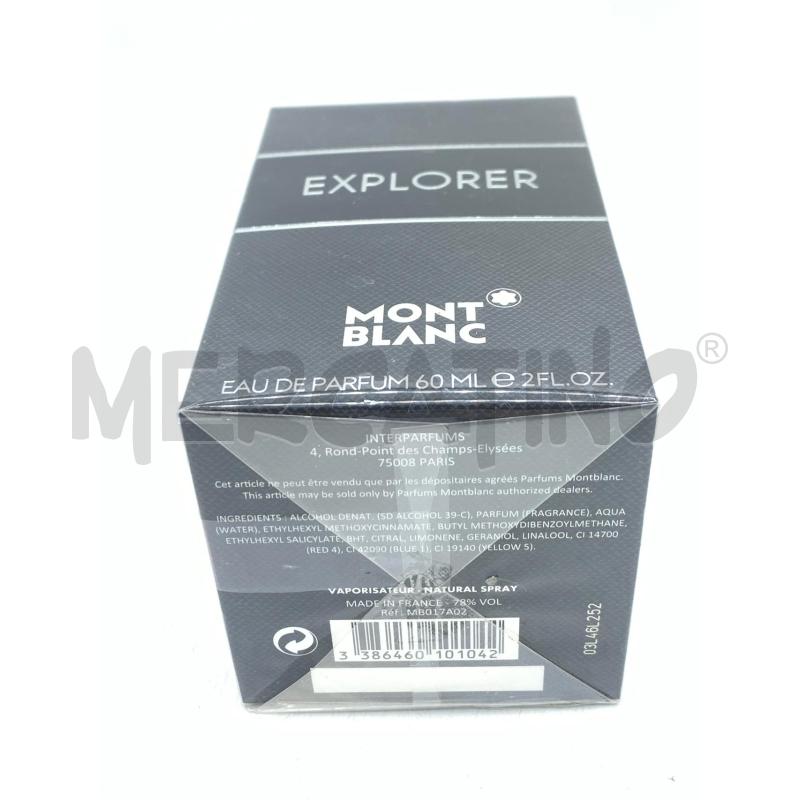 PROFUMO MONTBLANC EXPLORER 60ML | Mercatino dell'Usato Roma re di roma 3