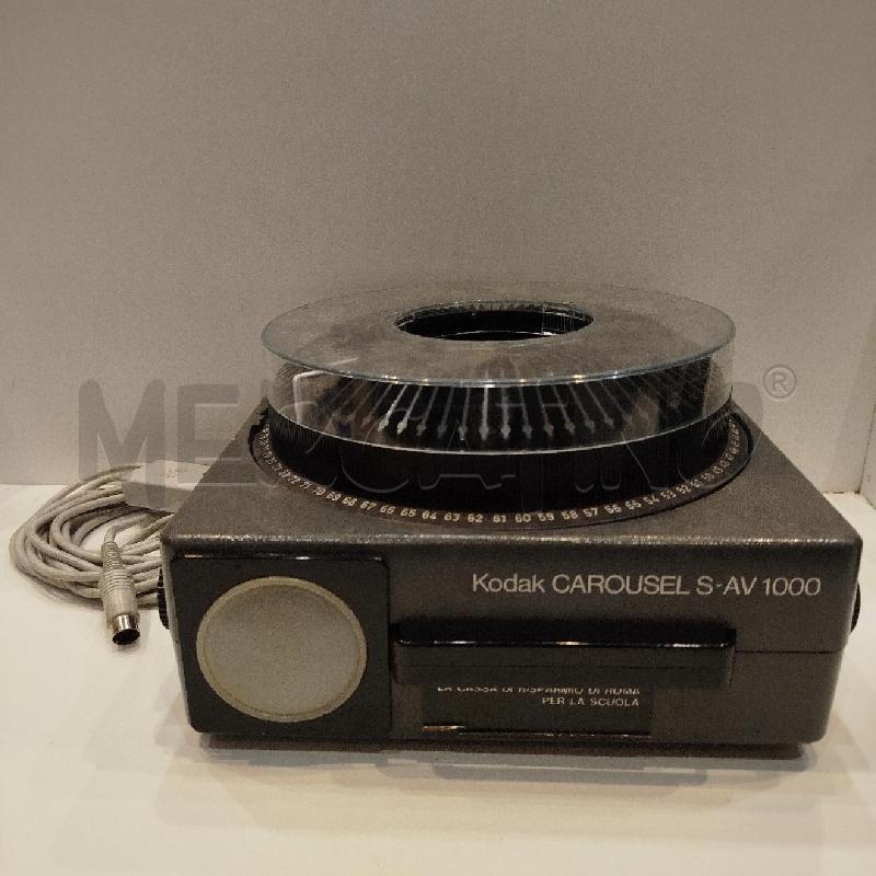 PROIETTORE DIAPOSITIVE KODAK CAROUSEL S-AV 1000 | Mercatino dell'Usato Roma re di roma 1