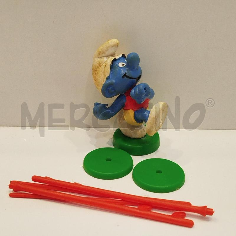 PUFFO ATLETA OLIMPICO COD.40506 SCHLEICH PEYO 1979 | Mercatino dell'Usato Roma re di roma 3