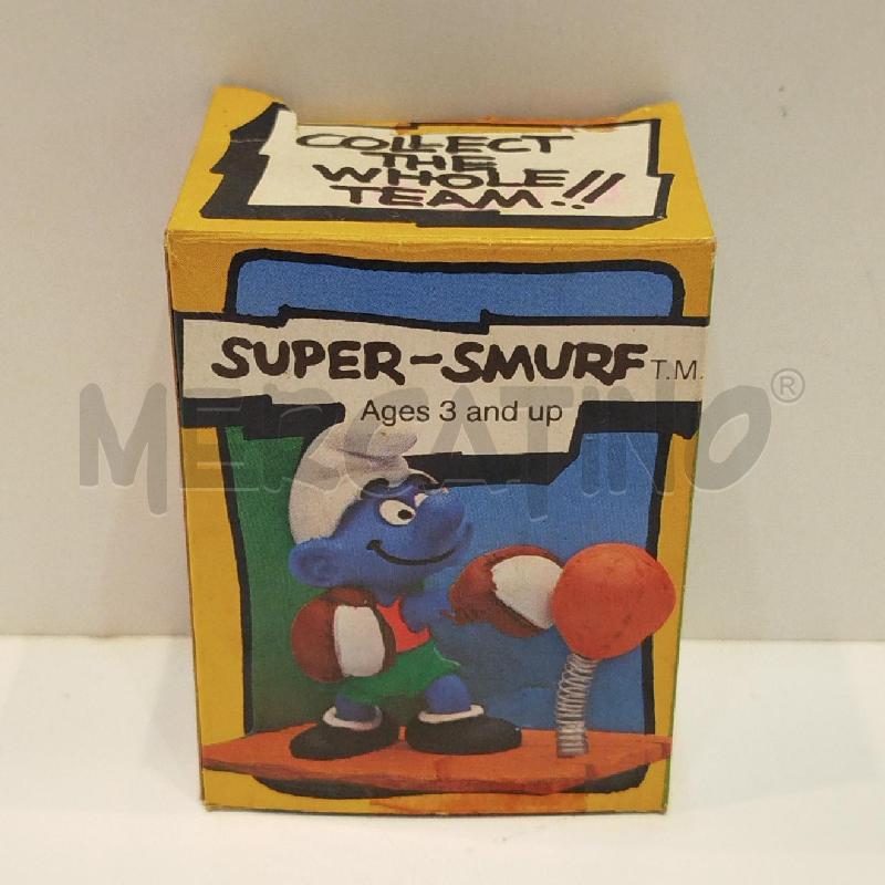 PUFFO PUGILE CON PUNCHING BALL COD.6714 SCHLEICH PEYO 1980 | Mercatino dell'Usato Roma re di roma 2