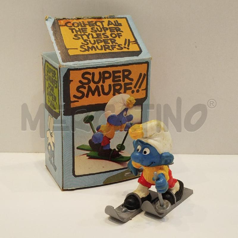 PUFFO SCIATORE COD.6509 SCHLEICH PEYO 1978 | Mercatino dell'Usato Roma re di roma 1