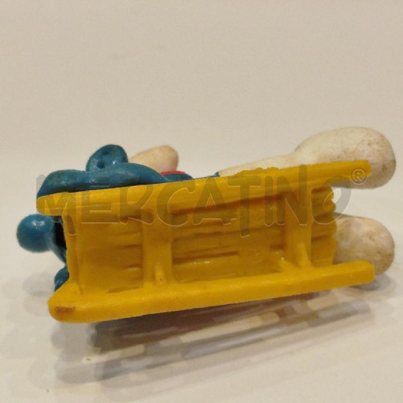 PUFFO SU SLITTINO COMPLETO CON SCATOLA SCHLEICH PEYO | Mercatino dell'Usato Roma re di roma 5