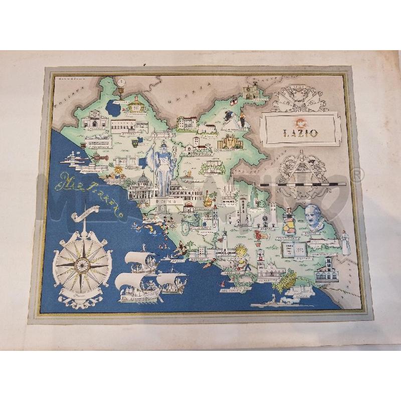 QUADERNO VINTAGE GEOGRAFIA ITALIA  | Mercatino dell'Usato Roma re di roma 4