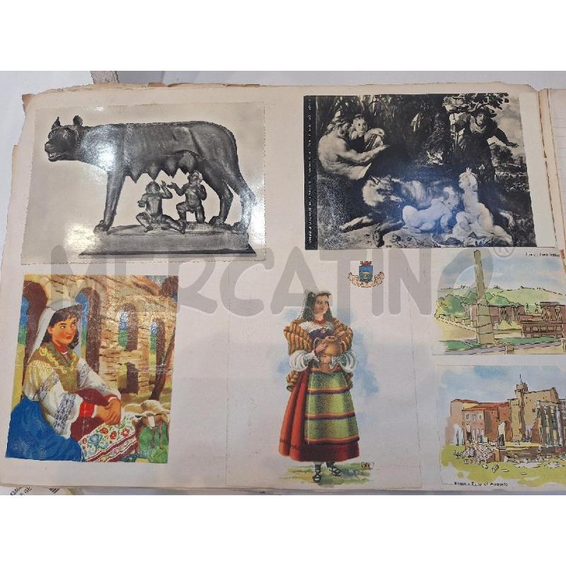 QUADERNO VINTAGE GEOGRAFIA ITALIA  | Mercatino dell'Usato Roma re di roma 5