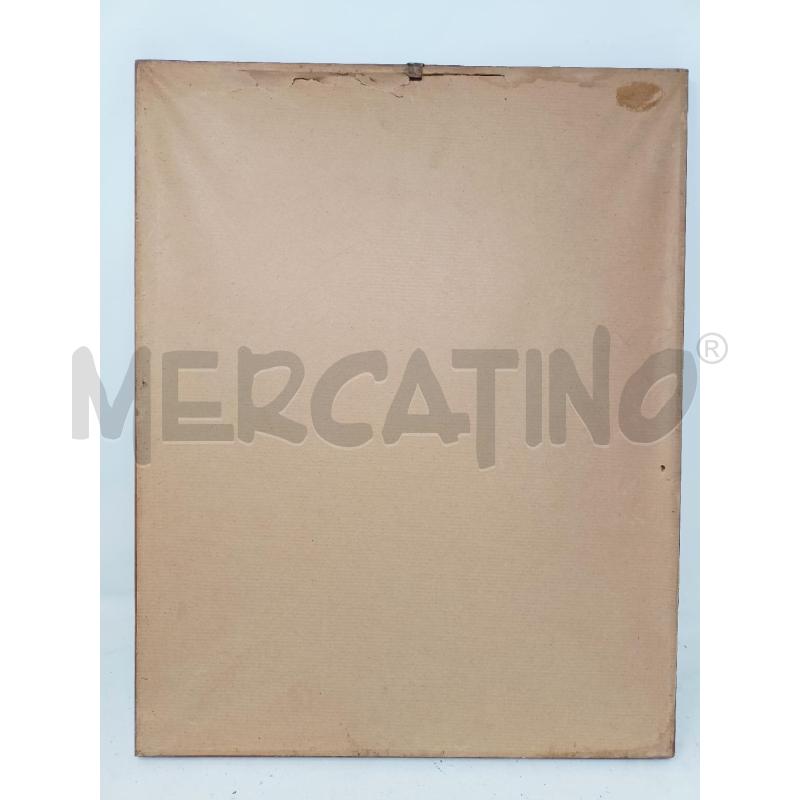 QUADRO AACQUERELLO CARTA SCHIZZI AZZURRI ROSSI GIALLI  | Mercatino dell'Usato Roma re di roma 5