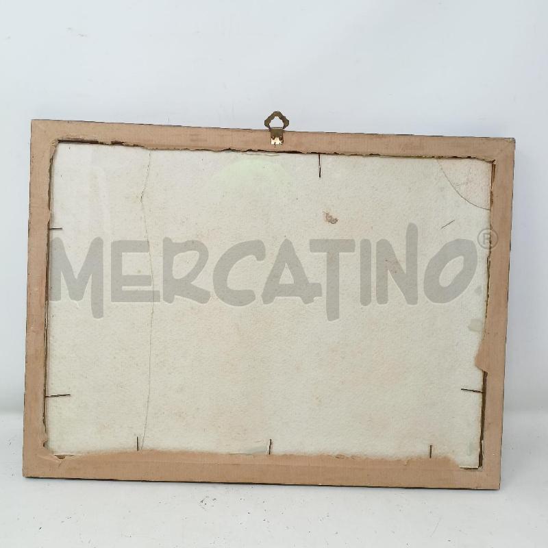 QUADRO ACQUERELLO SCOGLIERA MARE CORN LEGNIO | Mercatino dell'Usato Roma re di roma 5
