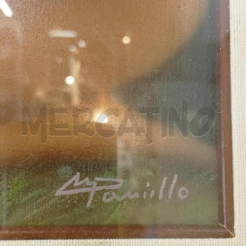 QUADRO AEROGRAFO DONNA NUDA ACCOVACCIATA CORN LEGNO | Mercatino dell'Usato Roma re di roma 3