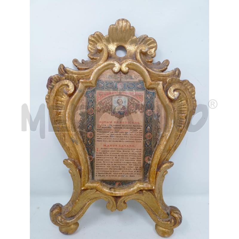 QUADRO CANTA GLORIA PICCOLO LEGNO DORATO | Mercatino dell'Usato Roma re di roma 2