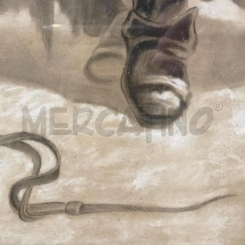 QUADRO CARBONCINO SOLDATO NAPOLEONICO CORN DORAT | Mercatino dell'Usato Roma re di roma 5