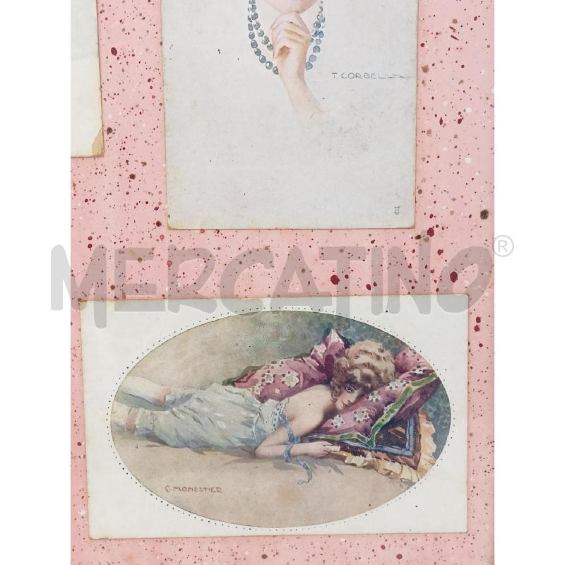 QUADRO CARTOLINE DONNE LIBERTY CORN ARGENTA | Mercatino dell'Usato Roma re di roma 4