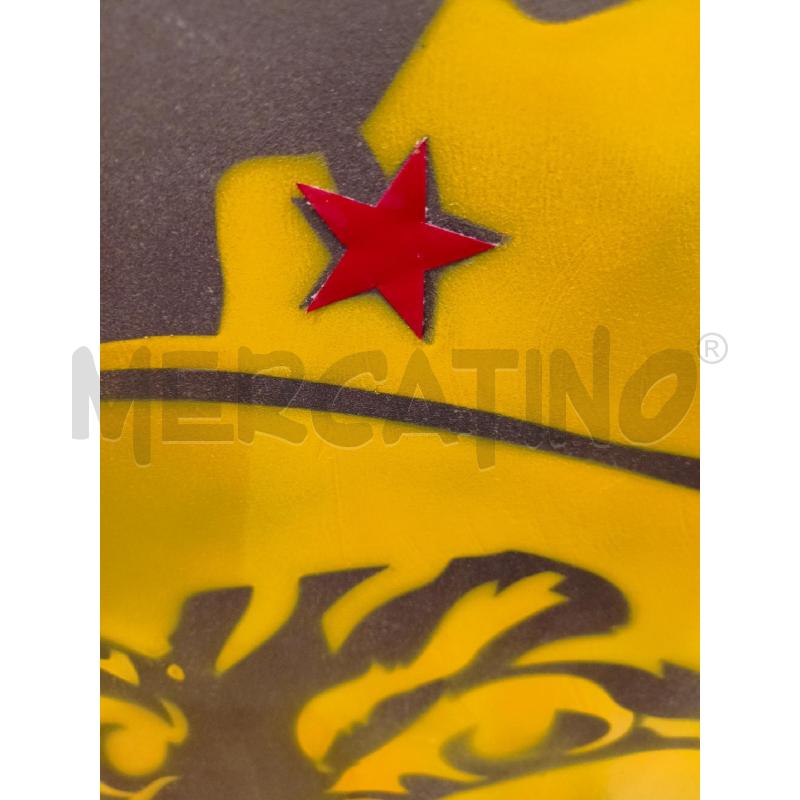 QUADRO CAVALLETTO METALLO MAO STENCIL GRIGIO GIALLO  | Mercatino dell'Usato Roma re di roma 3