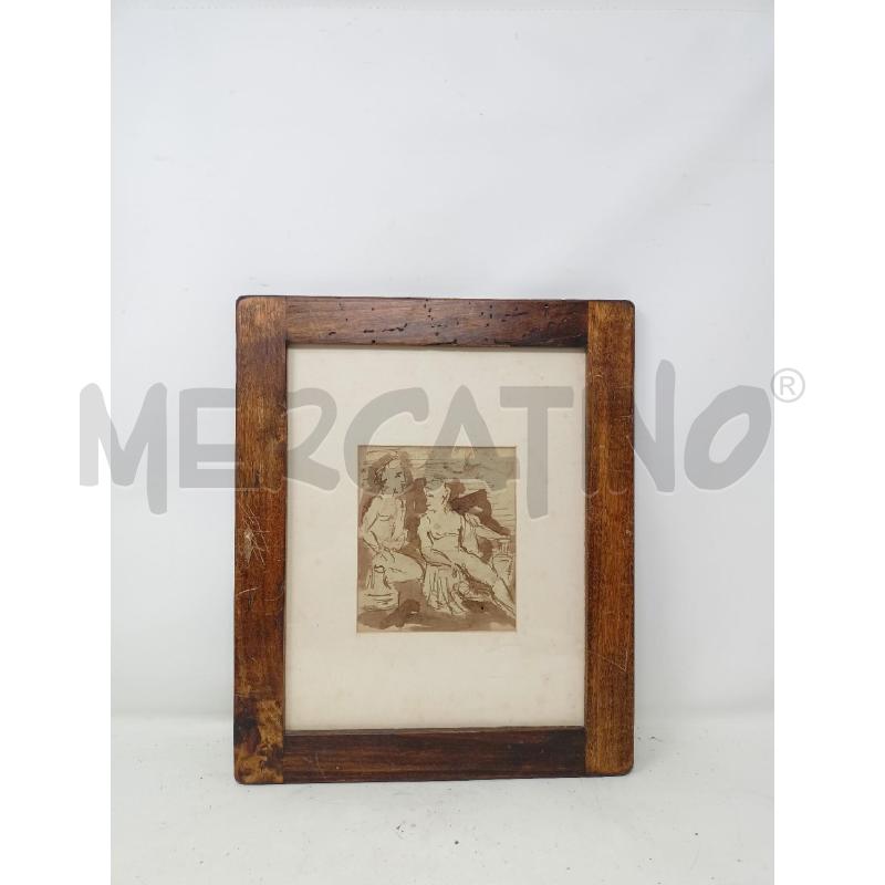 QUADRO CHINA CARTA BOZZETTO CORN LEGN  | Mercatino dell'Usato Roma re di roma 1