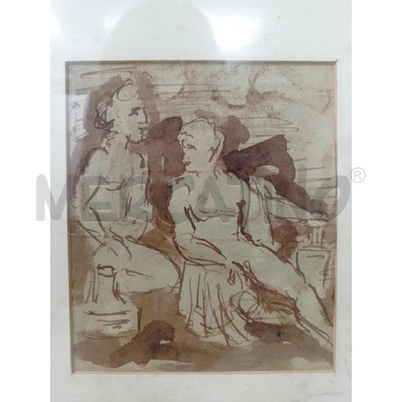 QUADRO CHINA CARTA BOZZETTO CORN LEGN  | Mercatino dell'Usato Roma re di roma 2