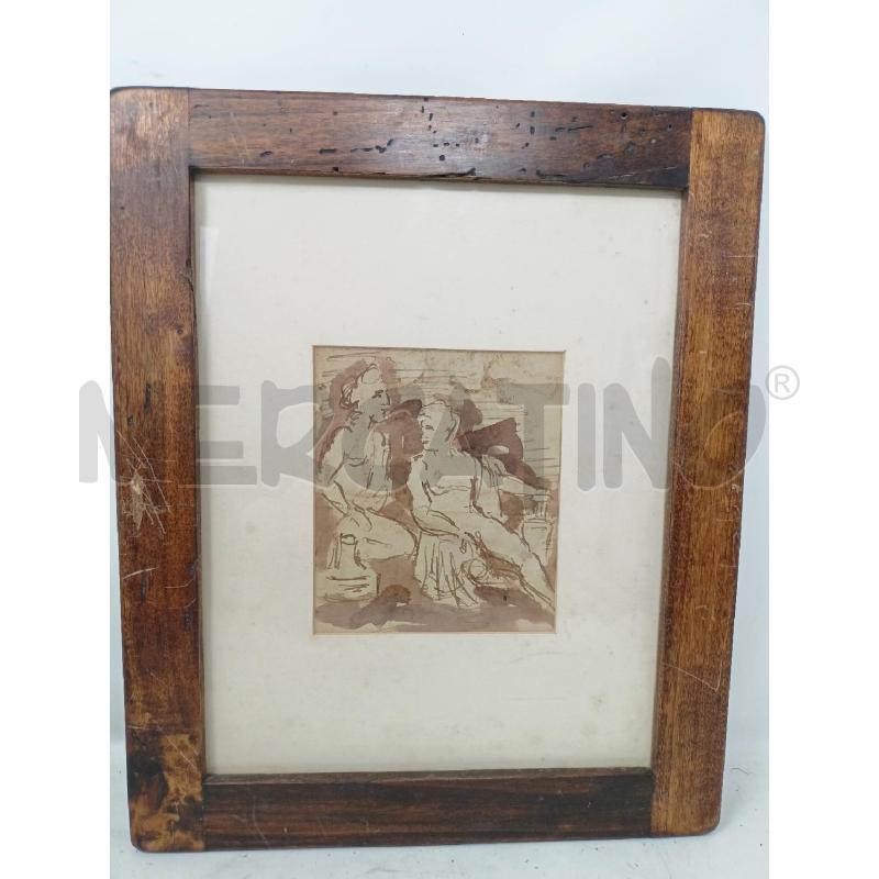 QUADRO CHINA CARTA BOZZETTO CORN LEGN  | Mercatino dell'Usato Roma re di roma 3