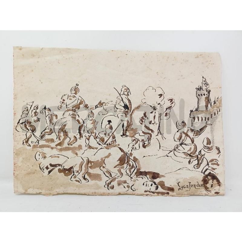 QUADRO CHINA CARTA CAVALIERI  | Mercatino dell'Usato Roma re di roma 1