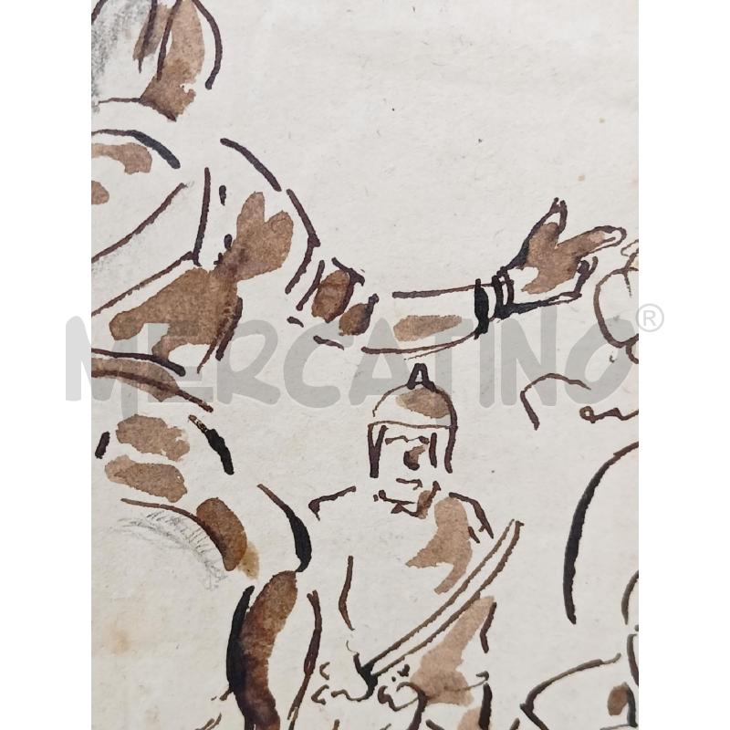 QUADRO CHINA CARTA CAVALIERI  | Mercatino dell'Usato Roma re di roma 3