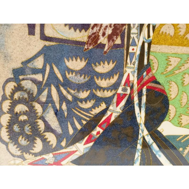 QUADRO CLOISONNE LA SPOSA DI TING SHAO  | Mercatino dell'Usato Roma re di roma 3
