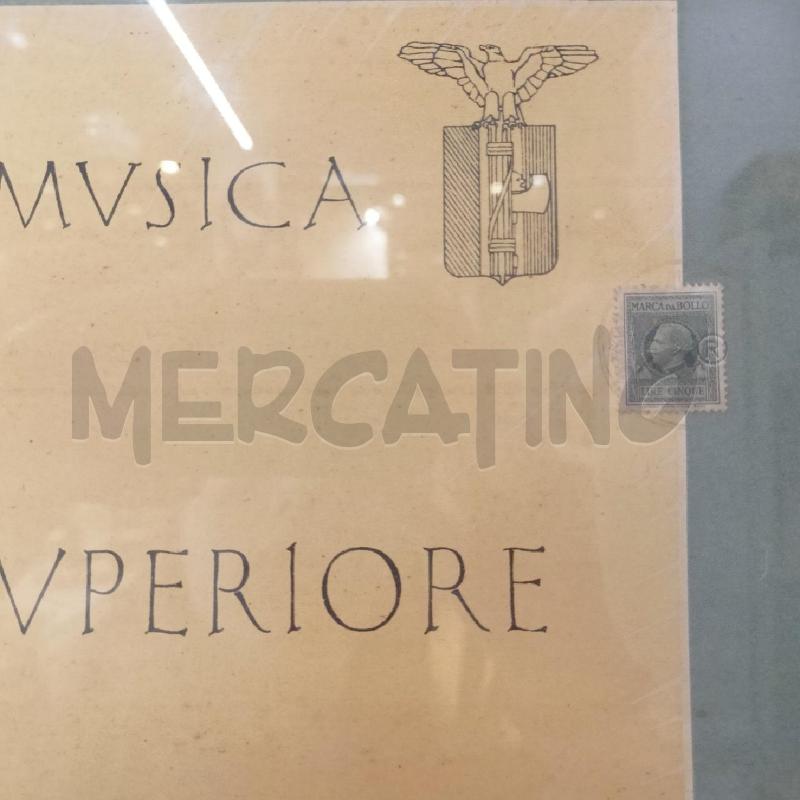 QUADRO DOCUMENTO DIPLOMA DI LICENZA SUPERIORE CANTO FERSULA MARIA  | Mercatino dell'Usato Roma re di roma 4