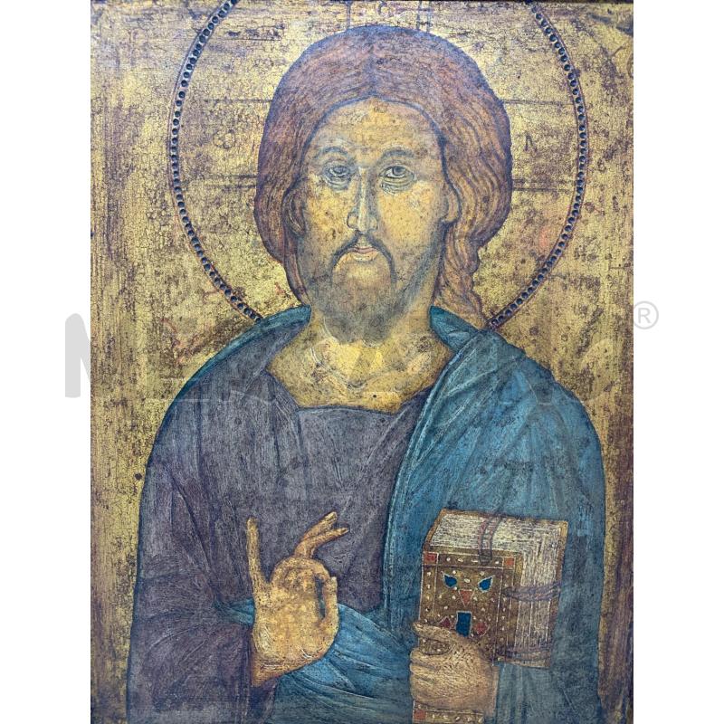 QUADRO ICONA GESU CORNICE ROSSA DIPINTA | Mercatino dell'Usato Roma re di roma 2