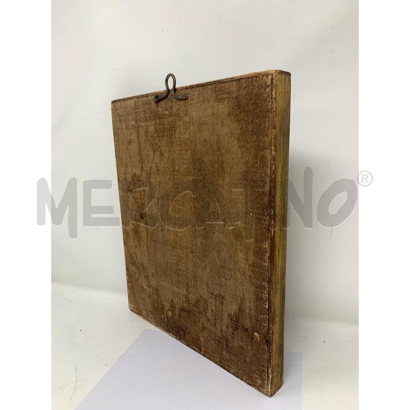 QUADRO ICONA GESU CORNICE ROSSA DIPINTA | Mercatino dell'Usato Roma re di roma 5