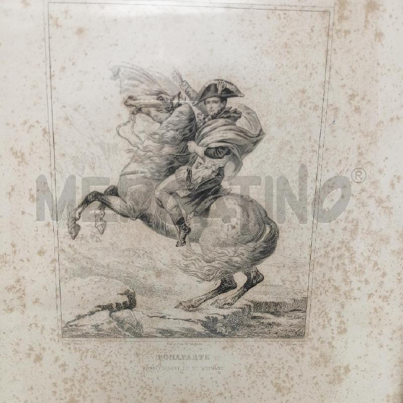 QUADRO INC BONAPARTE A CAVALLO CORN LEGNO | Mercatino dell'Usato Roma re di roma 2