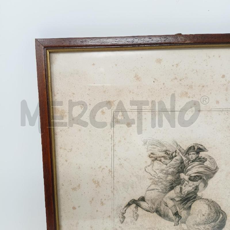 QUADRO INC BONAPARTE A CAVALLO CORN LEGNO | Mercatino dell'Usato Roma re di roma 3