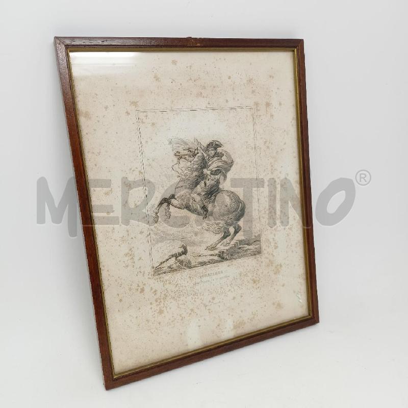 QUADRO INC BONAPARTE A CAVALLO CORN LEGNO | Mercatino dell'Usato Roma re di roma 4