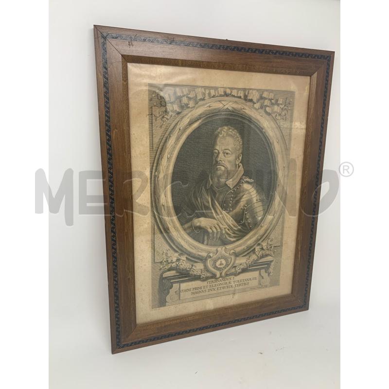 QUADRO INC FERDINANDO I CORN LEGNO INTARSIO | Mercatino dell'Usato Roma re di roma 2