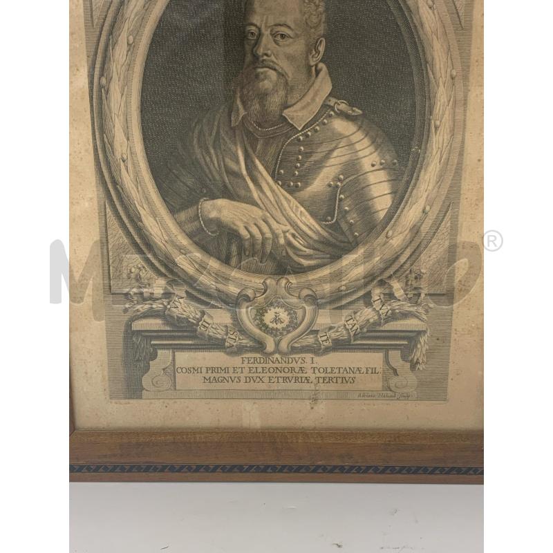 QUADRO INC FERDINANDO I CORN LEGNO INTARSIO | Mercatino dell'Usato Roma re di roma 3