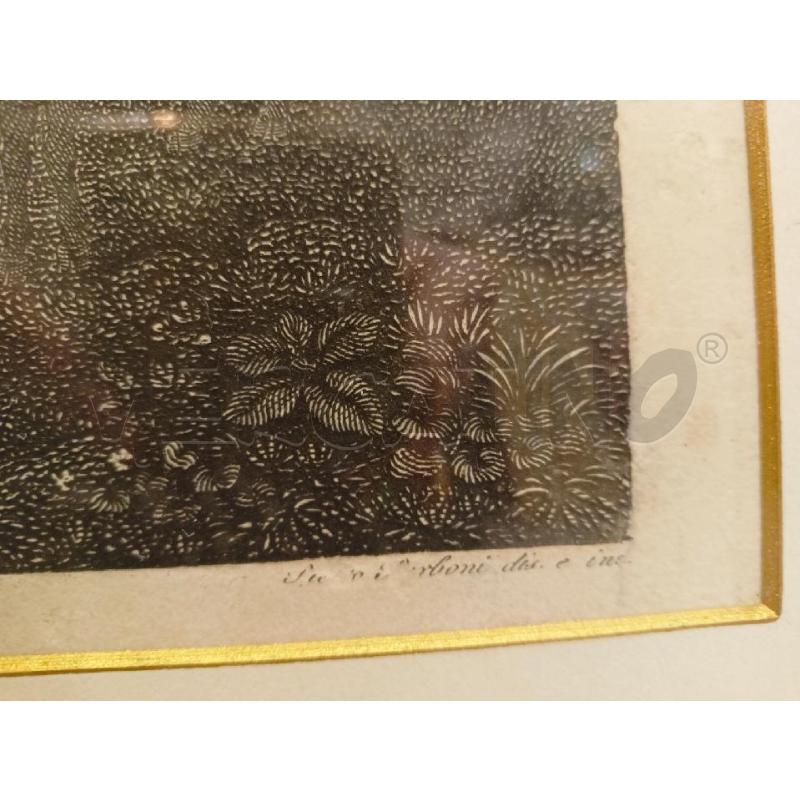 QUADRO INC LA CUCCAGNA PERSONAGGI CORNICE LEGNO | Mercatino dell'Usato Roma re di roma 3