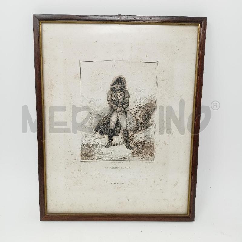 QUADRO INC LE MARECHAL NEY CORN LEGNO | Mercatino dell'Usato Roma re di roma 1