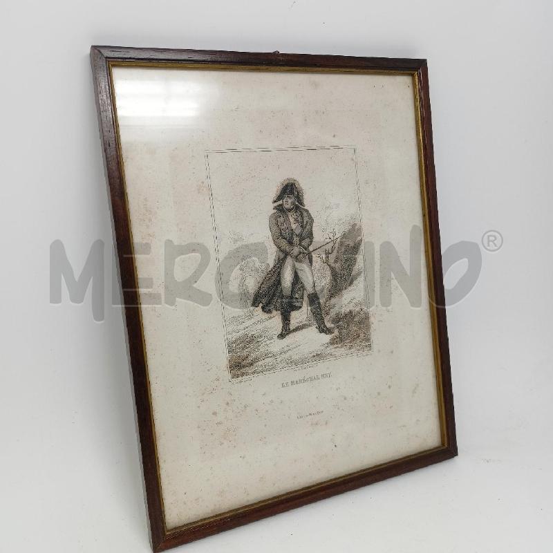 QUADRO INC LE MARECHAL NEY CORN LEGNO | Mercatino dell'Usato Roma re di roma 3