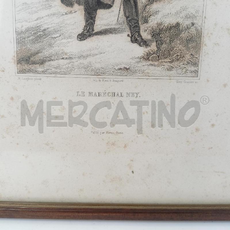 QUADRO INC LE MARECHAL NEY CORN LEGNO | Mercatino dell'Usato Roma re di roma 4