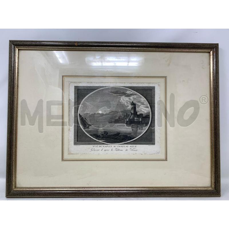 QUADRO INC PORTO NAPOLI EPOCA CORN ARGENTA | Mercatino dell'Usato Roma re di roma 1