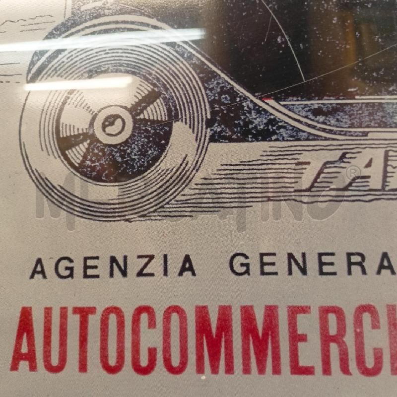 QUADRO LAMIERA STAMPA TALBOT AUTOMOBILI  | Mercatino dell'Usato Roma re di roma 3