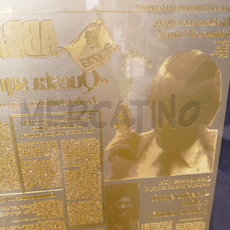QUADRO LASTRA STAMPA PAGINA MESSAGGERO CORN OTTONE  | Mercatino dell'Usato Roma re di roma 4