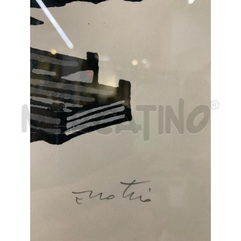 QUADRO LITOGRAFIA 2 BARCHE SPIAGGIA  | Mercatino dell'Usato Roma re di roma 2