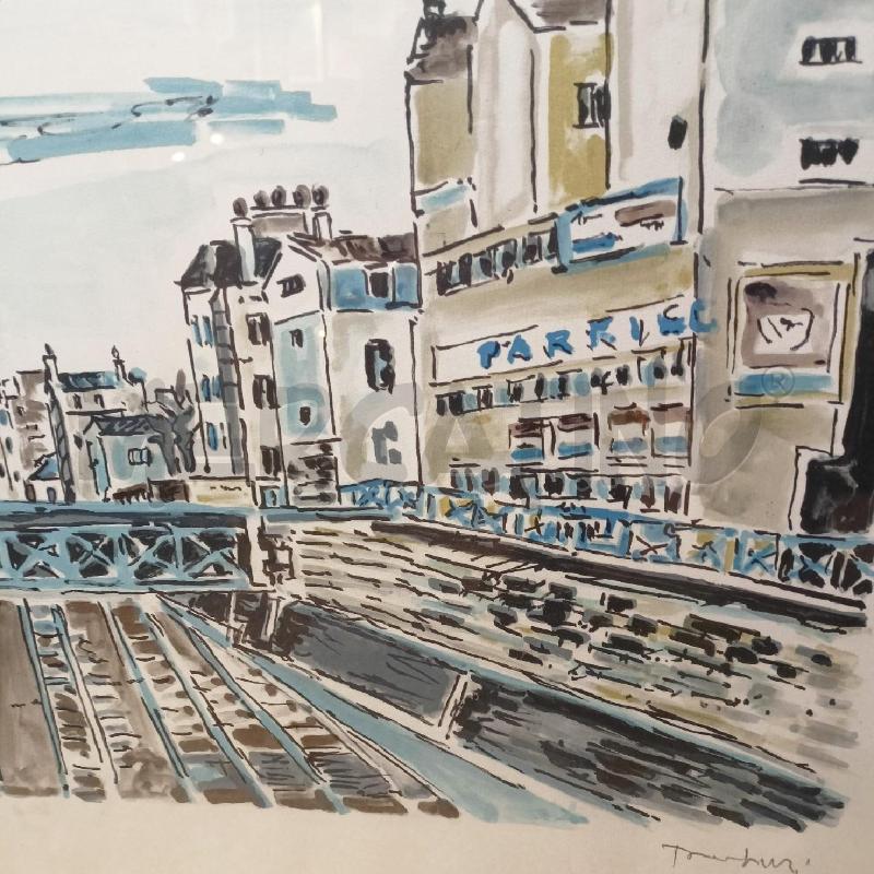 QUADRO LITO PAESAGGIO URBANO CORN ALLUMINIO | Mercatino dell'Usato Roma re di roma 2
