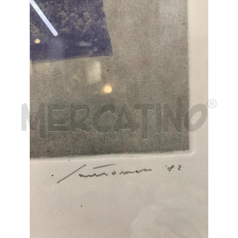 QUADRO LITO PA ASTRATTO DEC NERI VIOLA BASE GRIGIA | Mercatino dell'Usato Roma re di roma 3