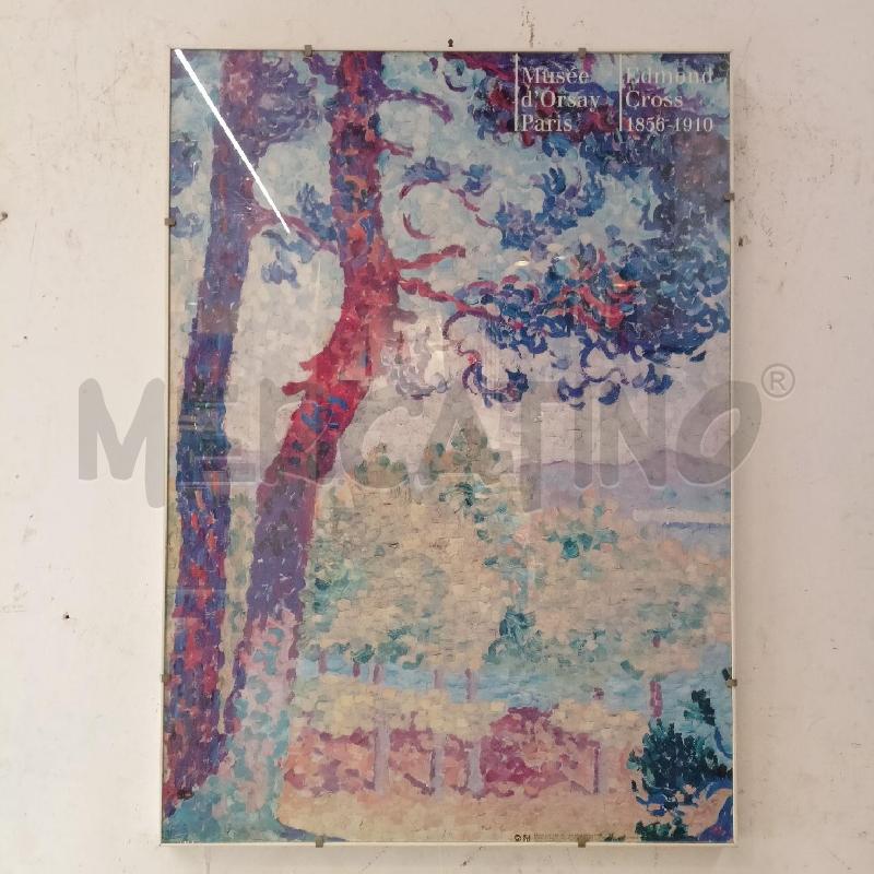 QUADRO LOCANDINA EDMOND CROSS MUSEE D'ORSAY PARIS | Mercatino dell'Usato Roma re di roma 1