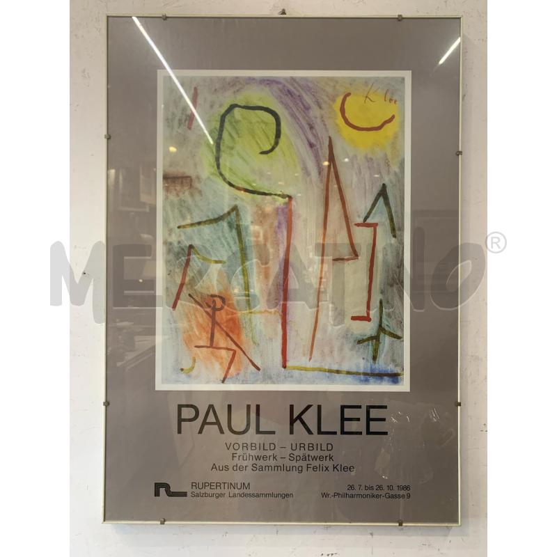 QUADRO LOCANDINA PAUL KLEE | Mercatino dell'Usato Roma re di roma 1