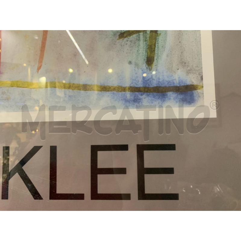 QUADRO LOCANDINA PAUL KLEE | Mercatino dell'Usato Roma re di roma 4