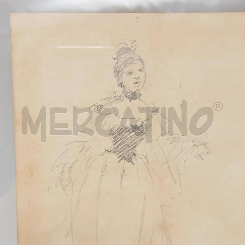 QUADRO MATITA BOZZA NOBIL DONNA CORN DORAT | Mercatino dell'Usato Roma re di roma 2