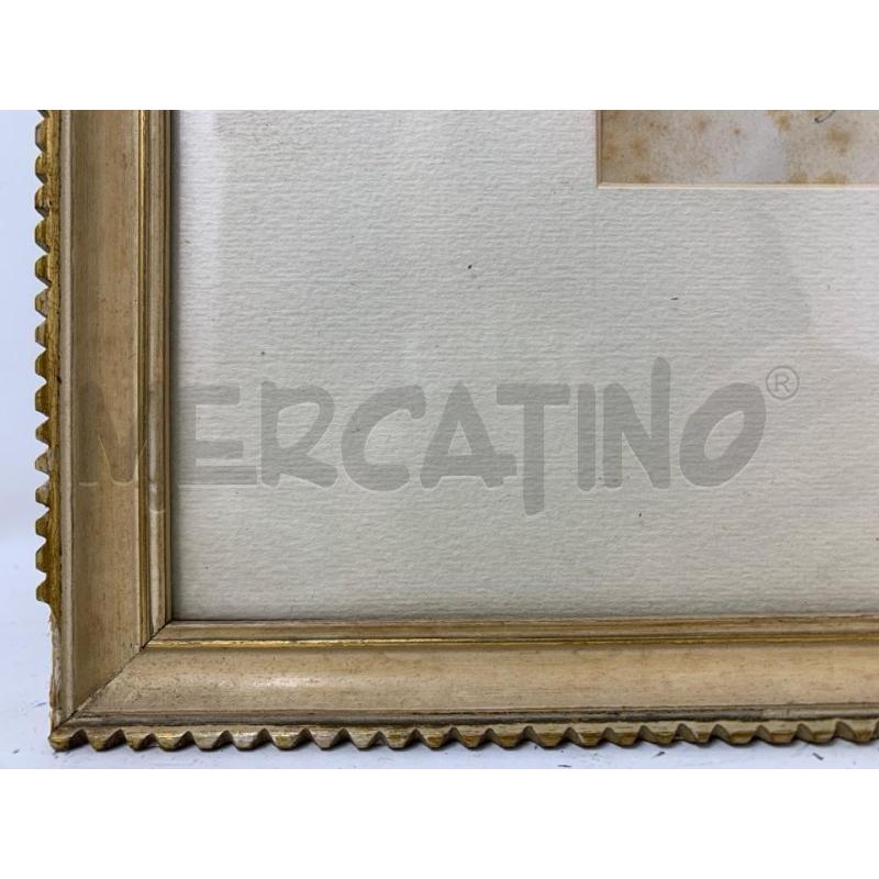QUADRO MATITA GENTILUOMO CON BASTONE COR CHIARA | Mercatino dell'Usato Roma re di roma 2